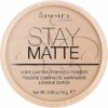 Rimmel London Cipria Compatta Stay Matte, Polvere Opacizzante a Lunga Tenuta per Pelli Grasse e Miste, 005 Silky Beige- 14 g – B006EHWDEE