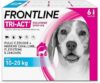 FRONTLINE Triact, 6 Pipette, Cane M (10-20Kg), Antiparassitario per Cani e Cuccioli di Lunga Durata, Protegge il Cane da Pulci, Zecche, Zanzare, Pappataci e Leishmaniosi, Antipulci 6 Pipette – B073YZGTLL