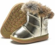 Gaatpot Stivali per Bambine e Ragazze Stivaletti da Neve Scarpe con Invernali Stivale con Imbottitura Calda Impermeabili PU Unisex – Bambini – B0CB6BFGTZ