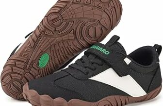 SAGUARO Scarpe Barefoot Bambini Sneakers Minimaliste Leggere Traspiranti con Punta Ampia, Gr.25-36 – B0FM3GBFRM
