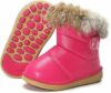 Gaatpot Stivali per Bambine e Ragazze Stivaletti da Neve Scarpe con Invernali Stivale con Imbottitura Calda Impermeabili PU Unisex – Bambini – B09BF9N2WR