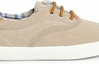 Pisamonas Scarpe Contrasto di Tela E Lacci – B08GKX2Q36