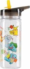 Pokémon Borraccia Plastica Bambini con Cannuccia, 580 ml – Regalo Bambini – B0BZ895HG7
