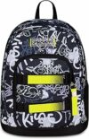 Seven Zaino New Fit, Doppio Scomparto, Tasca Porta Borraccia, Scuola e Tempo Libero, White Scratch, Bambini e Ragazzi, grigio/giallo – B0DZHGH3W3