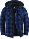 zitysport Camicia Giacca Ragazzi Felpa con Cappuccio Spessa Plaid Bambini Zip Di Flanella Calda Sudore Outdoor Felpa Foderato Invernali Tasca – B0F5QDW4CD