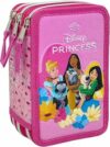 Astuccio 3 Scomparti Scuola Bambina Per Principesse Disney Fan Completo 44 Pezzi – Effetto 3D con Personaggi – 20x12x7 cm – Kit Cancelleria Triplo Corredo Elementare e Primaria 6+ Anni – B0H2JLM1J1