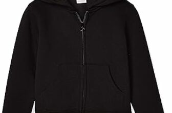 Amazon Essentials Bambine e Ragazze Felpe con Cappuccio Foderate in Pile con Cerniera – B07HL3WQXM