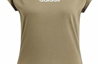 adidas Women T-Shirt Essentials Linear Cotton – B0DJ8KBBST