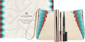 Collistar Cofanetto Regalo Donna, Infinito Mascara 7,5 ml + Eye Marker Nero 1 ml, Mascara Allungante e Curvante Ricaricabile, Eyeliner Precisione 12H, con Pochette Beauty Made in Italy – B0GMXM193B