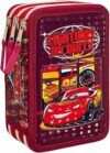 Clondo Astuccio 3 Scomparti Scuola Bambini Per Cars Fan Completo 44 Pezzi – Effetto 3D con Personaggi – 20x12x7 cm – Kit Cancelleria Triplo Corredo Elementare e Primaria 6+ Anni – B0H2JXDTPR