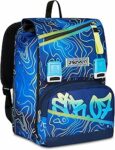 Seven Zaino Doppio Scomparto Estensibile, Blu, Maxi Capienza, Schienale Preformato, Bambino e Ragazzo, Scuola – B0DZHLWB1F