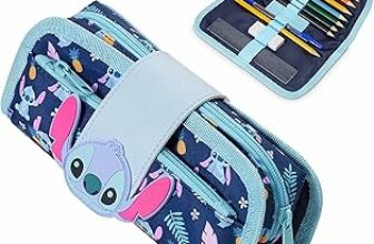 Disney Astuccio Bambina Stitch – Astuccio Scuola Elementare con Matite – B09PVF5BJ5