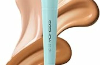 Eigshow – Pennello per fondotinta e correttore, pennello per make-up a doppia estremità per una copertura impeccabile del fondotinta, correttore per il contorno occhi, vegano e senza crudeltà (D110B) – B0DYCMGH19