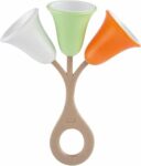 Chicco, Sonaglio Tulipano, Sonaglio Neonato, Gioco in Plastica Riciclata e Bioplastica, Facile da Afferrare e Scuotere, Campanelle con Suono Tintinnante, Senza Vernici, Giochi Neonati 3-18 Mesi – B0C2Z4T7MN