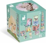Janod – Animali Quadrati Piramidali – Gioco per L’Apprendimento e Prima Infanzia – Giocattolo di Impilamento e Incastro – Apprendimento di Numeri e Dimensioni – A Partire da 1 Anno, J02652 – B08SXSCXLZ