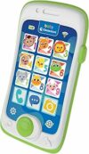 Clementoni Baby Smartphone Touch & Play, Telefono Bambini 12-36 Mesi, Centro attività con 3 modalità di Gioco e 12 Tasti per Scoprire Nomi degli Animali, Numeri e Parole, Lingua Italiana, 17934 – B0D8JXM66D