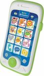 Clementoni Baby Smartphone Touch & Play, Telefono Bambini 12-36 Mesi, Centro attività con 3 modalità di Gioco e 12 Tasti per Scoprire Nomi degli Animali, Numeri e Parole, Lingua Italiana, 17934 – B0D8JXM66D