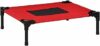 PawHut Cuccia Estiva Brandina Cani da Esterno Interno 61x46x18cm Rosso | Lettino per Animali Domestici – B09DC2KHXV