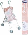 Chicco Passeggino per bambole My First Doll, Per bambini a partire dai 3 anni, Passeggino giocattolo con 4 ruote, Leggero e facile da piegare, Seduta in tessuto e cappottina ripiegabile – B0DXFR5MJC