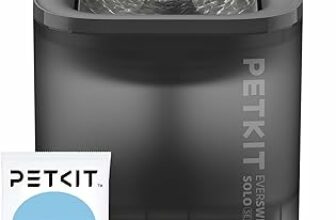 PETKIT CYBERTAIL Fontanella per Gatti, Pompa dell’Acqua Senza Fili,25dB Silenziosa,Fontanella per Cani,3.0 Aggiornare l’elemento Filtrante,1.8 L(Non Base Wireless) – B0C288NXTF