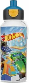 Mepal – Borraccia Pop-up Campus – Borraccia – Borraccia Ermetica per la Scuola – Priva di BPA e Lavabile in Lavastoviglie – 400 ml – Hot Wheels – B0FDH3XX4F