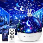 Proiettore Stelle Soffitto 315Colori+15Film,Giochi Bambini Bluetooth Musica | Ricaricabile+Telecomando Luce Notturna Bambini, Carillon Neonati,Gioco Bambino Regalo Neonato Regalo Bambina 1 2 3 4 5 6 anni – B08BYLMK7C
