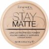 Rimmel London Cipria Compatta Stay Matte, Polvere Opacizzante a Lunga Tenuta per Pelli Grasse e Miste, 005 Silky Beige- 14 g – B006EHWDEE