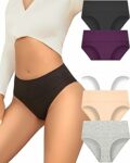 Sth Big Mutande Donna Cotone Slip Donna Cotone Brasiliana Vita Alta Slips Traspirante Intima Confezione da 5 Slip – B0FJ5MWLNY
