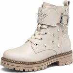 DREAM PAIRS Stivaletti Bambina Inverno Borchiati – B0B464BYFP