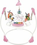 COSTWAY Jumperoo per Bambini, Saltarello Neonato Altezza Regolabile (Rosa) | Centro Attività per Neonati con Sedile Girevole a 360°, 6 Giocattoli Interattivi e Suoni, 6+ Mesi (Rosa) – B0GF89G229