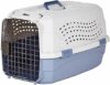 Amazon Basics Cuccia per Animali Domestici a Due Porte con Caricamento dall’alto da 23 Pollici L 58 x P 38 x H 33 cm, Cane Gatto, Blu – B00OP6SVJW
