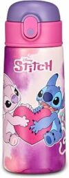 Seven Borraccia Kid Stitch, Lilla, 460 ml, Acciaio Inox, BPA free, Ermetica, Caldo 12h/freddo 24 h, A prova di perdite, Riutilizzabile, Scuola, Sport, Viaggio, Bambina, Idea regalo – B0GRWFLVFL