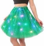 URAQT Gonna Tulle LED per Bambina, con 3 modalità di Illuminazione – B0D8XRWWM7