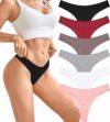 BeReady Perizoma Tanga Donna Cotone Mutande Donna Seducente Brasiliana Slip Cotone Traspirante Set Intimo Mutandine a Vita Bassa Thong Multipack da 6 Pezzi – B0CMTRYN7H