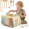 Vanplay Giochi Bambini 1 Anno, Giochi Montessori 1 2 3 Anni Giocattoli Bambino 1 Anno, 7 in 1 Strumenti Musicali Bambini Xilofono, Giochi Educativi Regali Bambini 1 Anno – B0F1F9T8WH