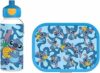 Mepal Set da Pranzo Campus, Set da Pranzo per Bambini con Borraccia Pop-up e Porta Pranzo, Set da Pranzo per la Scuola o le Gite, Privo di BPA, 400 + 750 ml, Stitch – B0F2267CCW