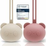CAJA Porta ciuccio Set 2 pz Custodia in silicone | Senza BPA | Custodia igienica per ciuccio | Ideale per passeggino e borsa fasciatoio | Regalo nascita – B0CTHL1XLX