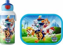 Mepal – Set da Pranzo Campus – Set da Pranzo per Bambini con Borraccia Pop-up e Porta Pranzo – per la Scuola o le Gite – Privo di BPA – 400 ml + 750 ml – Paw Patrol Pups – B0CVLG6JJQ