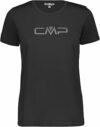 CMP T-Shirt Girocollo Dry Function con Logo Donna Art.39T5676P – B07JKXH31X