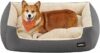 Feandrea Cuccia Cane Interno, Tappeto Rimovibile e Reversibile | Cuccia per Cani e Animale Domestico, Bordi Rialzati, Fondo Antiscivolo, L, 85 x 65 x 21 cm, PGW004G01 – B08BCFRN36