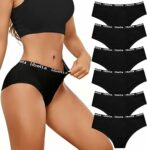 Libella Mutande Donna Cotone Slip Vita Media Mutandine Donna Mutande Sportivo Intimo Elasticizzato Traspirante Pacco da 6 – B0GR8RYR5G