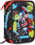 Mitama Astuccio Triplo SmartPlay c/Spinny pen, Accessori Scuola Elementare, 47 pezzi, Portapenne con colori, 3 Scomparti, Bambini e bambine, multicolore – B0GYS1H2DZ
