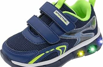 Chicco Scarpe Bambino, Scarpe con Luci Bambino, Sneaker con Chiusura con Doppio Strappo, Designed in Italy – B0FDWZS9G3