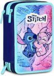 Seven Astuccio Lilo & Stitch Scuola 3 Zip, Celeste e Rosa, Portapenne Triplo Scomparto Completo Di Penne, Matite, Colori, Scuole Elementari, Bambina – B0F9B2TFHJ