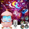 Giochi Bambini Proiettore Stelle Soffitto, Luce Notturna Bambini e Bambino | 315 Modi, 15 Film di Proiezione, Rotazione 360°, 15 Melodie Rilassanti, Batteria Ricaricabile, Telecomando e Timer – B09KLRSG71