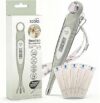 Termometro per animali domestici SC 1505 flex con punta flessibile per una misurazione particolarmente delicata, inclusi 5 coperchi protettivi igienici e anello di fissaggio – B0DD478H5C