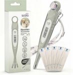 Termometro per animali domestici SC 1505 flex con punta flessibile per una misurazione particolarmente delicata, inclusi 5 coperchi protettivi igienici e anello di fissaggio – B0DD478H5C