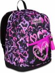 Seven Zaino New Fit, Doppio Scomparto, Tasca Porta Borraccia, Scuola e Tempo Libero, Lovely Elements, Bambine e Ragazze, rosa/viola – B0DZHG8FYT