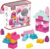 MEGA BLOKS Sacca Eco 60 Blocchi First Builders™ Rosa | 60 pezzi colorati, gioco creativo, borsa, rosa, bimbi da 1 anno, DCH54 – B0083F2XDQ
