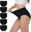 NUOZA Mutande Donna Cotone Vita Alta Slip Pacco da 5 Intimo Culotte Donna Mutandine Elastico Pancia Piatta Underwear – B0DR8C3F4T